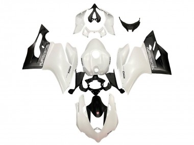 Custom 2011-2014 Ducati Panigale 899/1199 Motorcycle Fairings - White Black