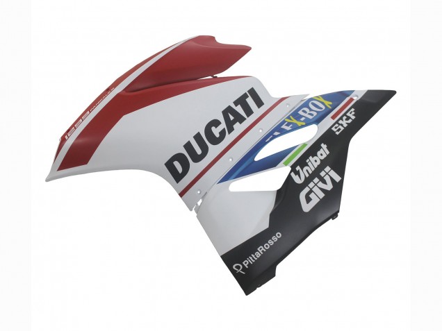 2015-2020 Ducati 1299 Motorcycle Fairings - White Red Blue Matte Black Unibat Flex-Box