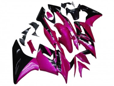 Custom 2002-2006 Honda CBR125R Motorcycle Fairings - Pink Glossy Black