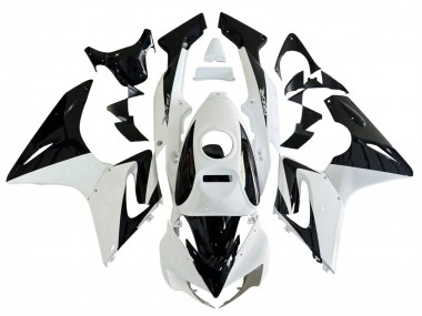 Custom 2002-2006 Honda CBR125R Motorcycle Fairings - White Glossy Black