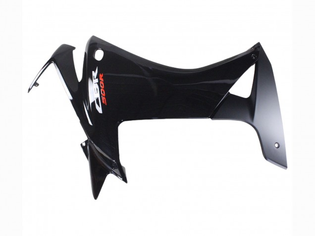 2013-2015 Honda CBR500R Motorcycle Fairings - Glossy Black Matte Black