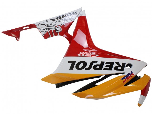 2016-2018 Honda CBR500R Motorcycle Fairings - Yellow White Red Repsol HRC