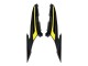 2022-2023 Honda CBR500R Motorcycle Fairings - Matte Black Yellow