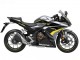 2022-2023 Honda CBR500R Motorcycle Fairings - Silver Yellow Glossy Black