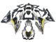 2022-2023 Honda CBR500R Motorcycle Fairings - Silver Yellow Glossy Black