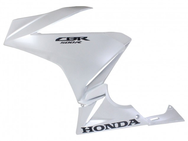 2022-2023 Honda CBR500R Motorcycle Fairings - Pearl White