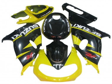 Custom 1998-2003 Suzuki TL1000R Motorcycle Fairings - Glossy Black Yellow