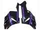 2004-2005 Honda CBR1000RR Motorcycle Fairings - Glossy Black Purple Stripe