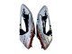 2004-2005 Honda CBR1000RR Motorcycle Fairings - Silver Glossy Black Red Stripe