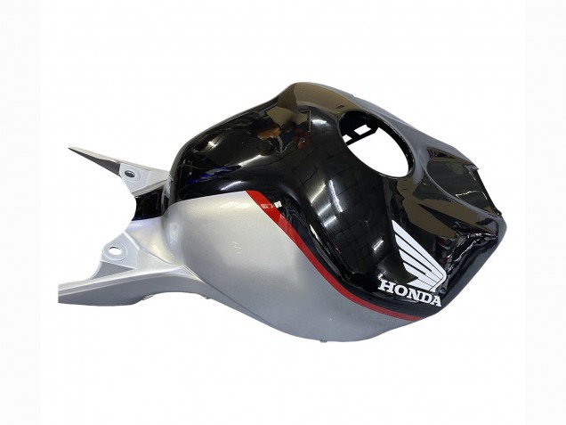2004-2005 Honda CBR1000RR Motorcycle Fairings - Silver Glossy Black Red Stripe