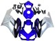 2004-2005 Honda CBR1000RR Motorcycle Fairings - Silver Blue Glossy Black