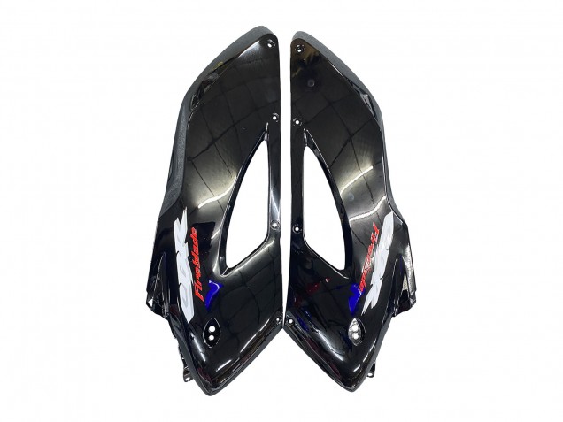 2004-2005 Honda CBR1000RR Motorcycle Fairings - Glossy Black White West