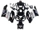 2004-2005 Honda CBR1000RR Motorcycle Fairings - Glossy Black White West