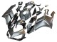 2004-2005 Honda CBR1000RR Motorcycle Fairing - Silver Glossy Black