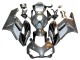 2004-2005 Honda CBR1000RR Motorcycle Fairing - Silver Glossy Black