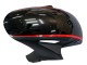 2004-2005 Honda CBR1000RR Motorcycle Fairings - Glossy Black Glossy Grey Red Stripe