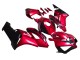 2004-2005 Honda CBR1000RR Motorcycle Fairings - Red Glossy Black Stripe