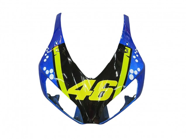 2006-2007 Honda CBR1000RR Motorcycle Fairings - Blue Fluorescent Green Glossy Black Shark 46
