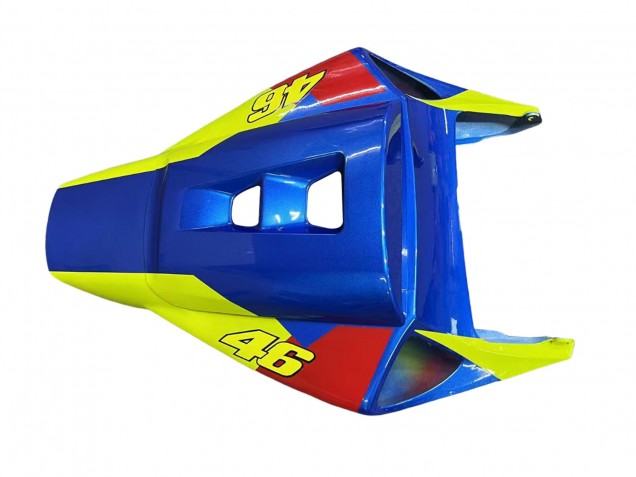 2006-2007 Honda CBR1000RR Motorcycle Fairings - Blue Fluorescent Green Glossy Black Shark 46