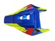2006-2007 Honda CBR1000RR Motorcycle Fairings - Blue Fluorescent Green Glossy Black Shark 46