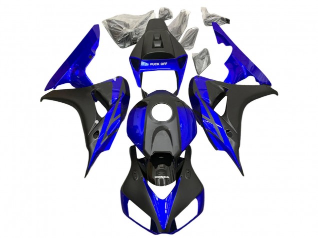 2006-2007 Honda CBR1000RR Motorcycle Fairings - Blue Matte Black