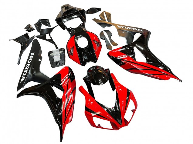 2006-2007 Honda CBR1000RR Motorcycle Fairing - Blue Glossy Black