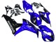 2006-2007 Honda CBR1000RR Motorcycle Fairings - Blue Glossy Black