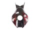 2006-2007 Honda CBR1000RR Motorcycle Fairing - Glossy Black Red Flame