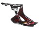 2006-2007 Honda CBR1000RR Motorcycle Fairings - Glossy Black Yellow Red Flame