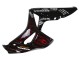2006-2007 Honda CBR1000RR Motorcycle Fairings - Glossy Black Yellow Red Flame