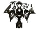 2006-2007 Honda CBR1000RR Motorcycle Fairings - Glossy Black Matte Black