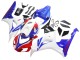 2006-2007 Honda CBR1000RR Motorcycle Fairing - White Red Blue HRC