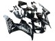 2006-2007 Honda CBR1000RR Motorcycle Fairings - Glossy Black Gold SevenStars