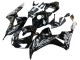 2006-2007 Honda CBR1000RR Motorcycle Fairings - Glossy Black Gold SevenStars