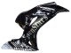 2006-2007 Honda CBR1000RR Motorcycle Fairings - Glossy Black Gold SevenStars