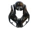 2006-2007 Honda CBR1000RR Motorcycle Fairings - Glossy Black Gold SevenStars