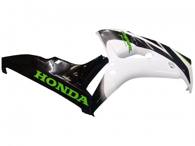 2006-2007 Honda CBR1000RR Motorcycle Fairing - White Green Glossy Black