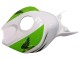 2006-2007 Honda CBR1000RR Motorcycle Fairing - White Green Glossy Black