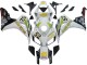 2006-2007 Honda CBR1000RR Motorcycle Fairings - White Green Glossy Black Hannspree 52
