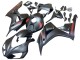 2006-2007 Honda CBR1000RR Motorcycle Fairings - Matte Black Red Decals