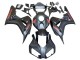 2006-2007 Honda CBR1000RR Motorcycle Fairings - Matte Black Red Decals