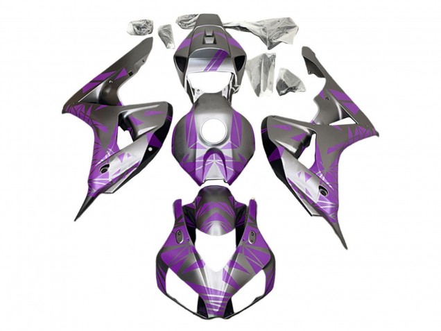 2006-2007 Honda CBR1000RR Motorcycle Fairings - Silver Light Purple