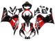 2006-2007 Honda CBR1000RR Motorcycle Fairings - Red Glossy Black