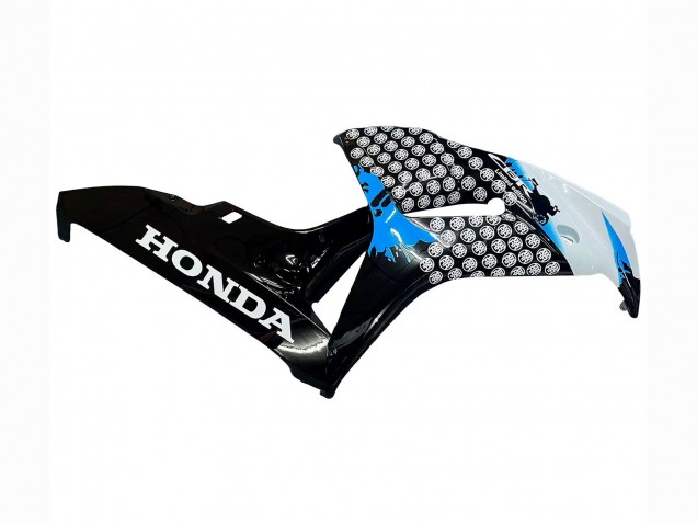 2006-2007 Honda CBR1000RR Motorcycle Fairing - White Blue Glossy Black