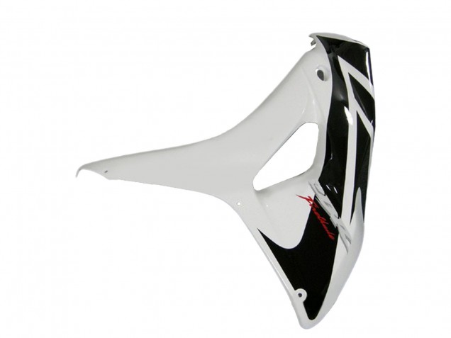 2006-2007 Honda CBR1000RR Motorcycle Fairing Kits - White Glossy Black