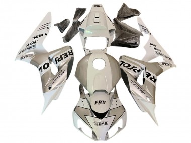 Custom 2006-2007 Honda CBR1000RR Motorcycle Fairings - White Grey Repsol