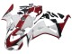 2006-2007 Honda CBR1000RR Motorcycle Fairing Kits - White Red Glossy Black