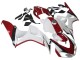 2006-2007 Honda CBR1000RR Motorcycle Fairing Kits - White Red Glossy Black