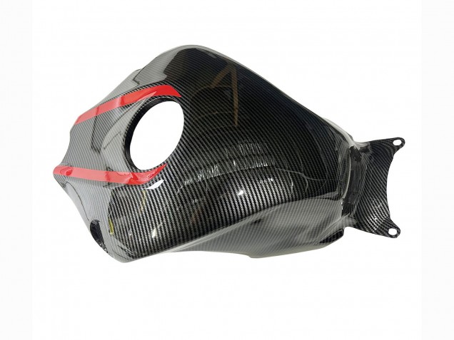 2008-2011 Honda CBR1000RR Motorcycle Fairings - Black Carbon Fiber Red