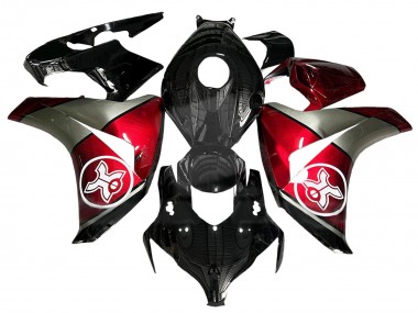 Custom 2008-2011 Honda CBR1000RR Motorcycle Fairings - Grey Red Glossy Black